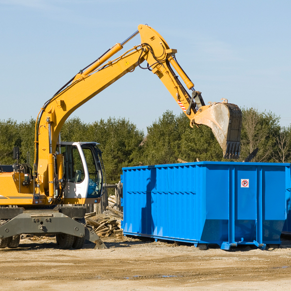 what size residential dumpster rentals are available in Rutland